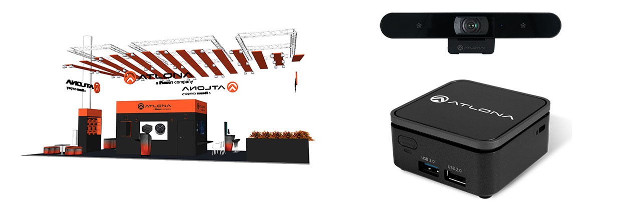Atlona Messestand auf der ISE 2023