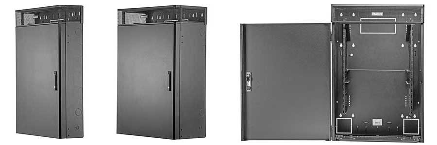 Panduit TrueEdge Wandgehäuse: WME3BL, WME6BL und WME9BL