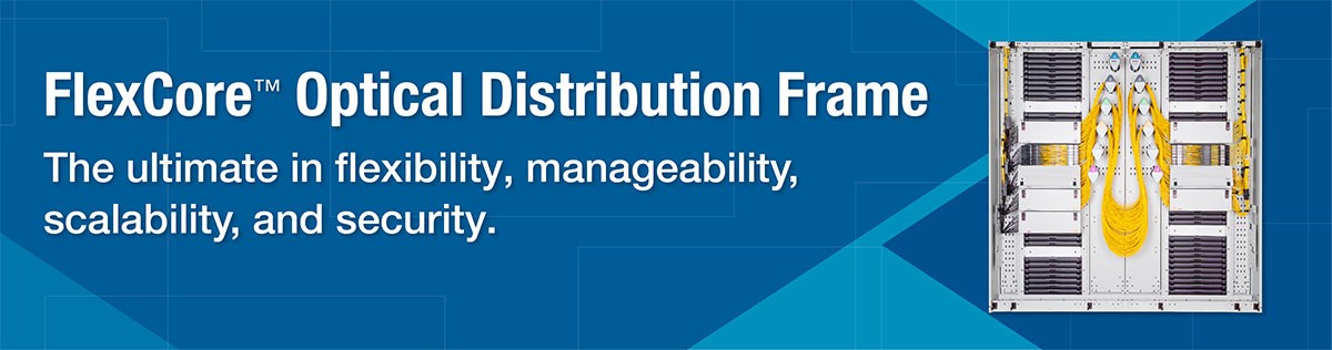 FlexCore Optical Distribution Frame Banner