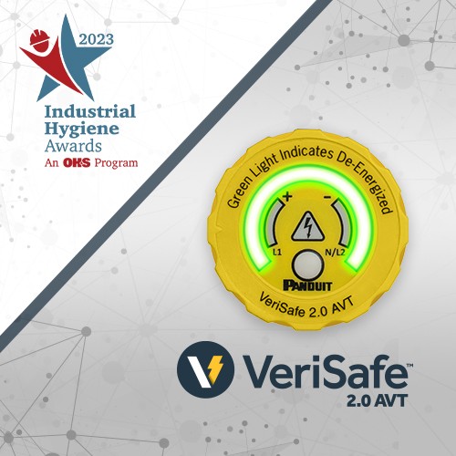 Panduit VeriSafe™ 2.0 Absence of Voltage Tester and Occupational Health and Safety Industrial Hygiene Award logo