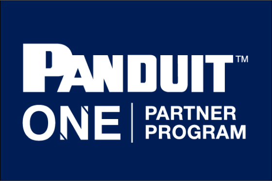 Panduit One Partner Program logo on dark blue background