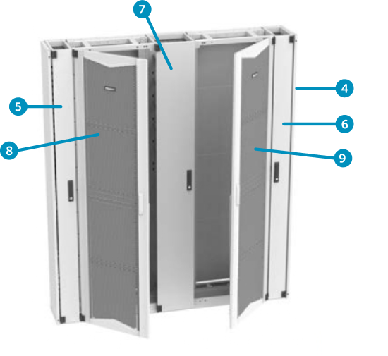 FlexCore™ Optical Distribution Frame configuration (Double Compact)