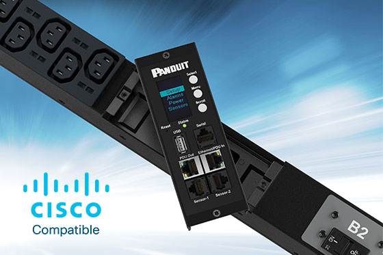 An image of a Panduit PDU and controller.