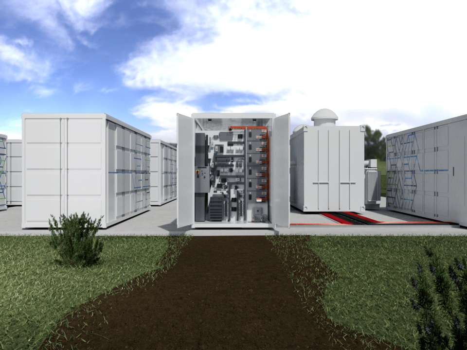 Battery Energy Storage System (BESS) example: Utility scale storage environment